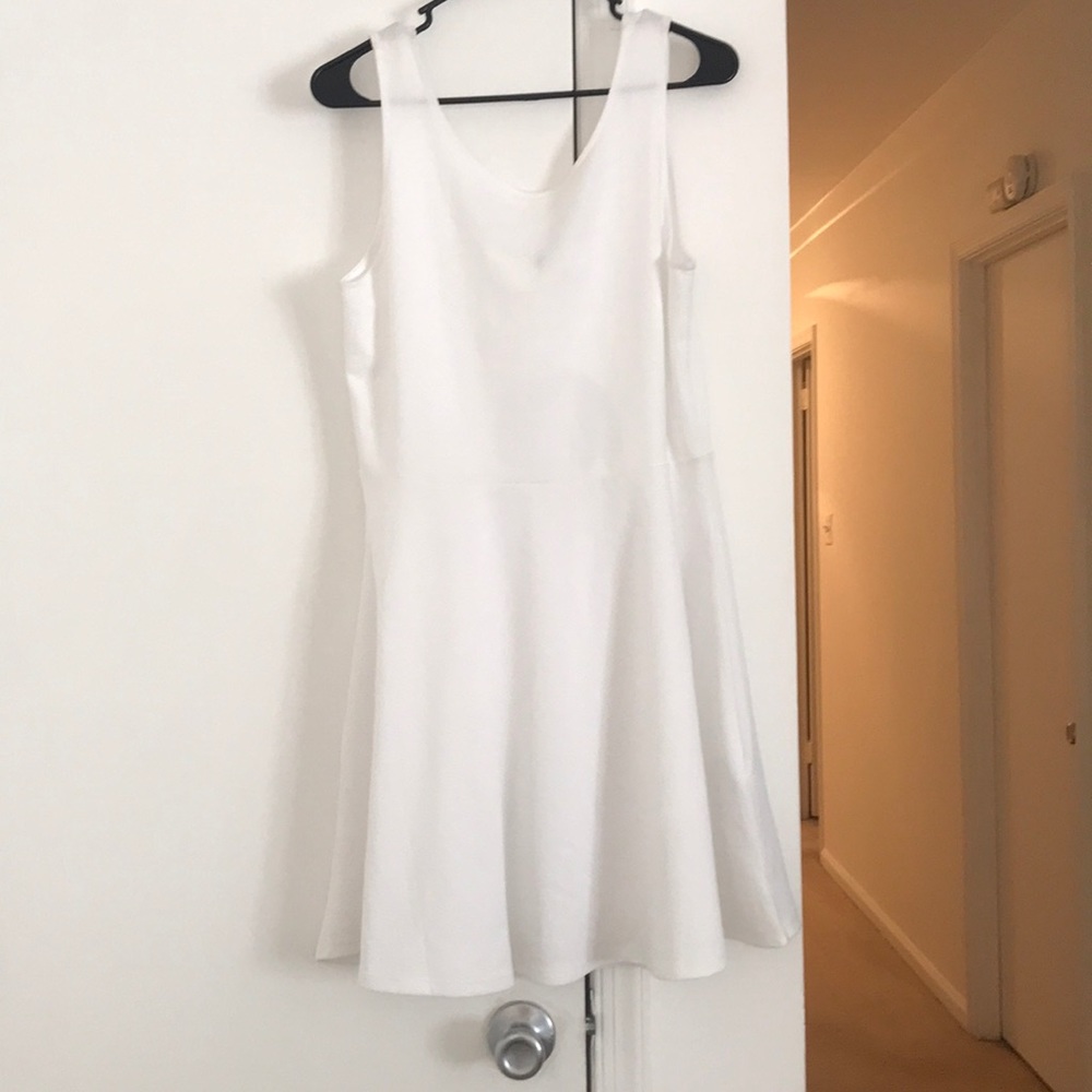 White Skater Dress